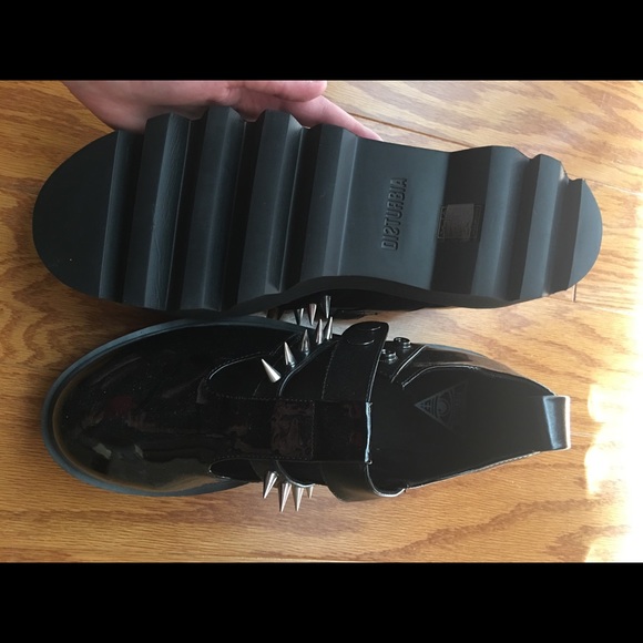 NWOT Disturbia spiked Violet shoes - Picture 7 of 8
